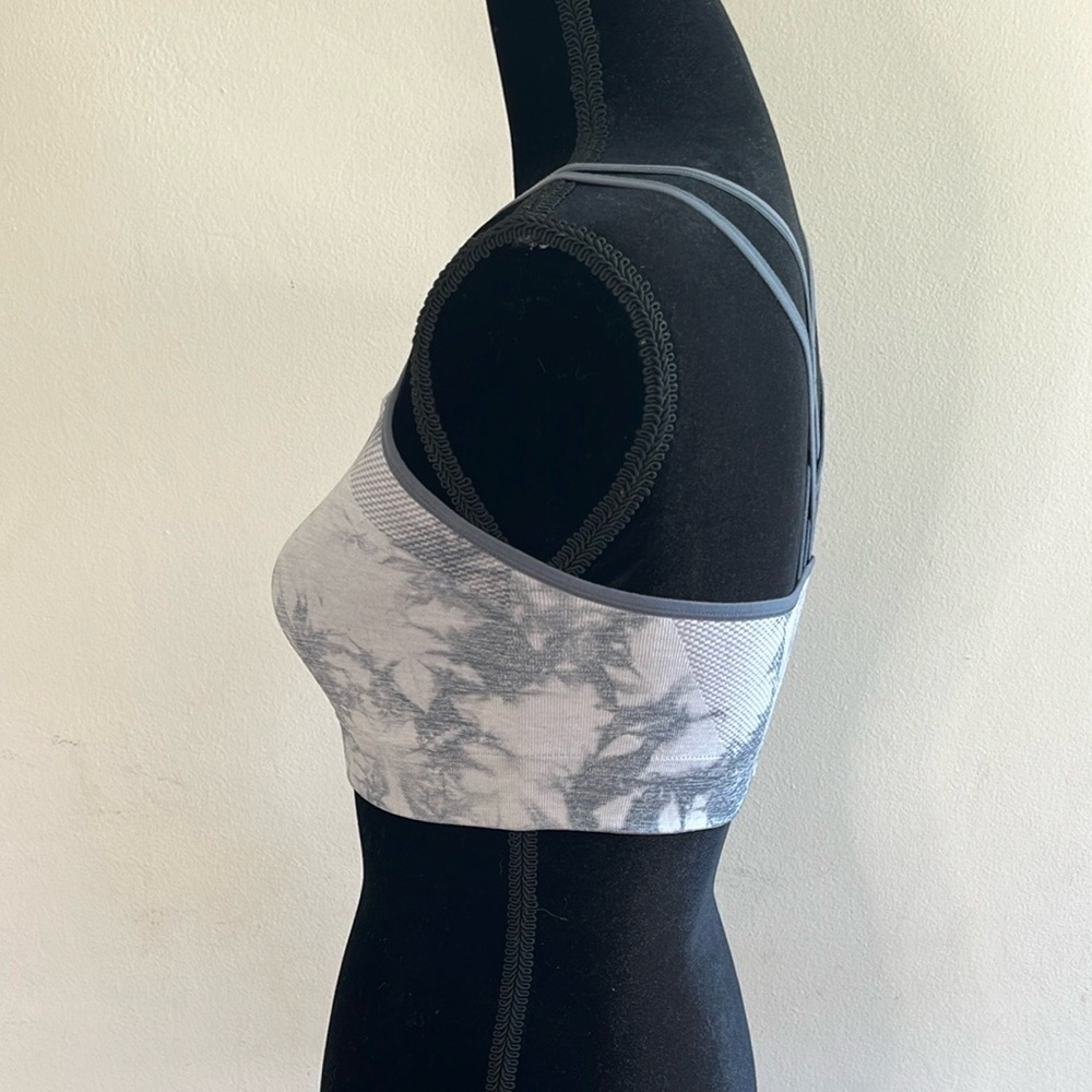 Champions Gray Tie Dyed Sports Bra - Picture 2 of 4